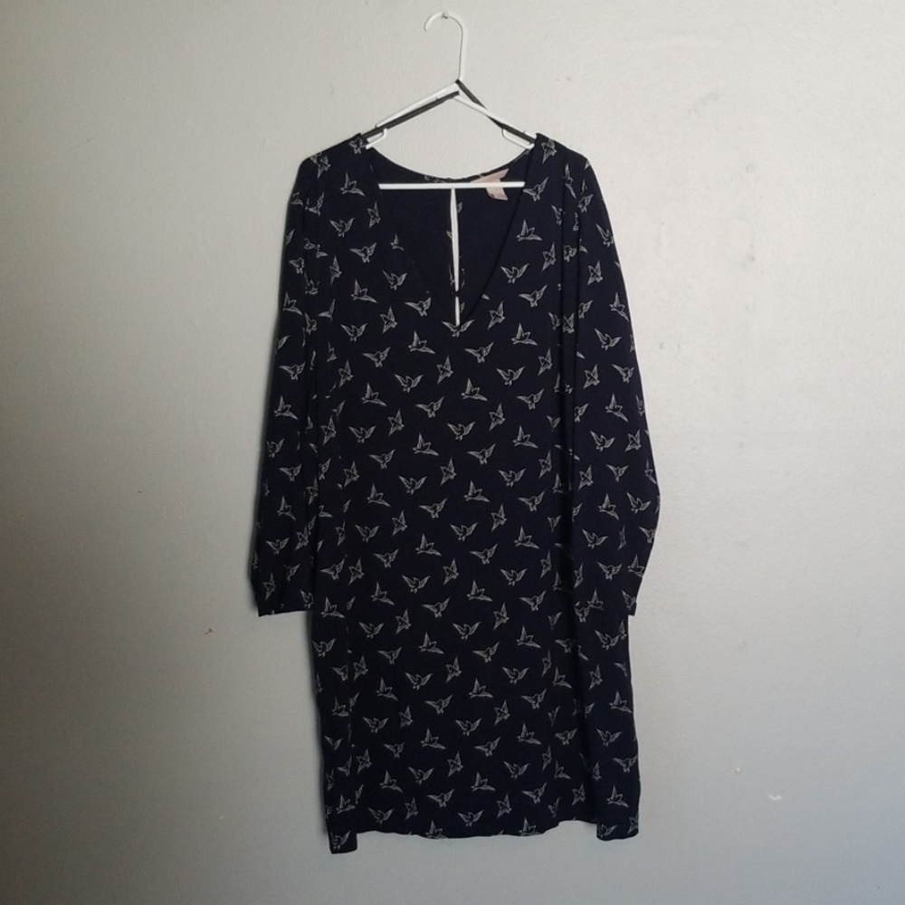 Navy, Bird Dress